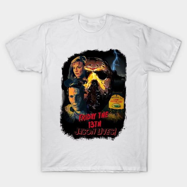 Jason Lives T-Shirt by Fred_art_61